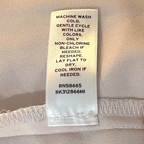 Valette Blush Oversized Pink Sleeveless Zippered Blouse - Size Small - Picture 4 of 5